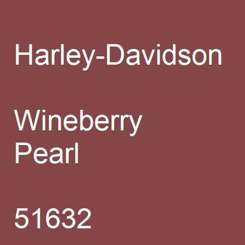 Harley-Davidson, Wineberry Pearl, 51632.